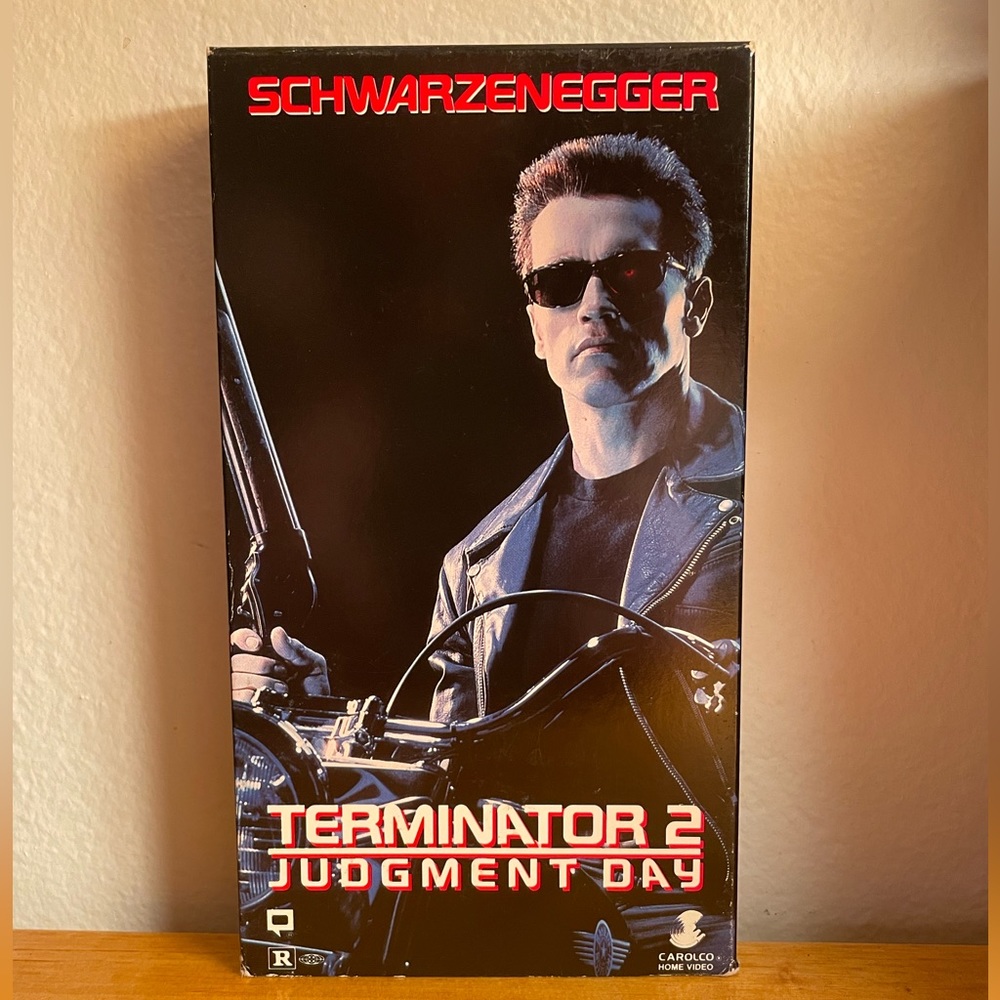 📼 Vintage Terminator 2 Judgement Day 1991 Arnold Schwarzenegger Edward Furlong